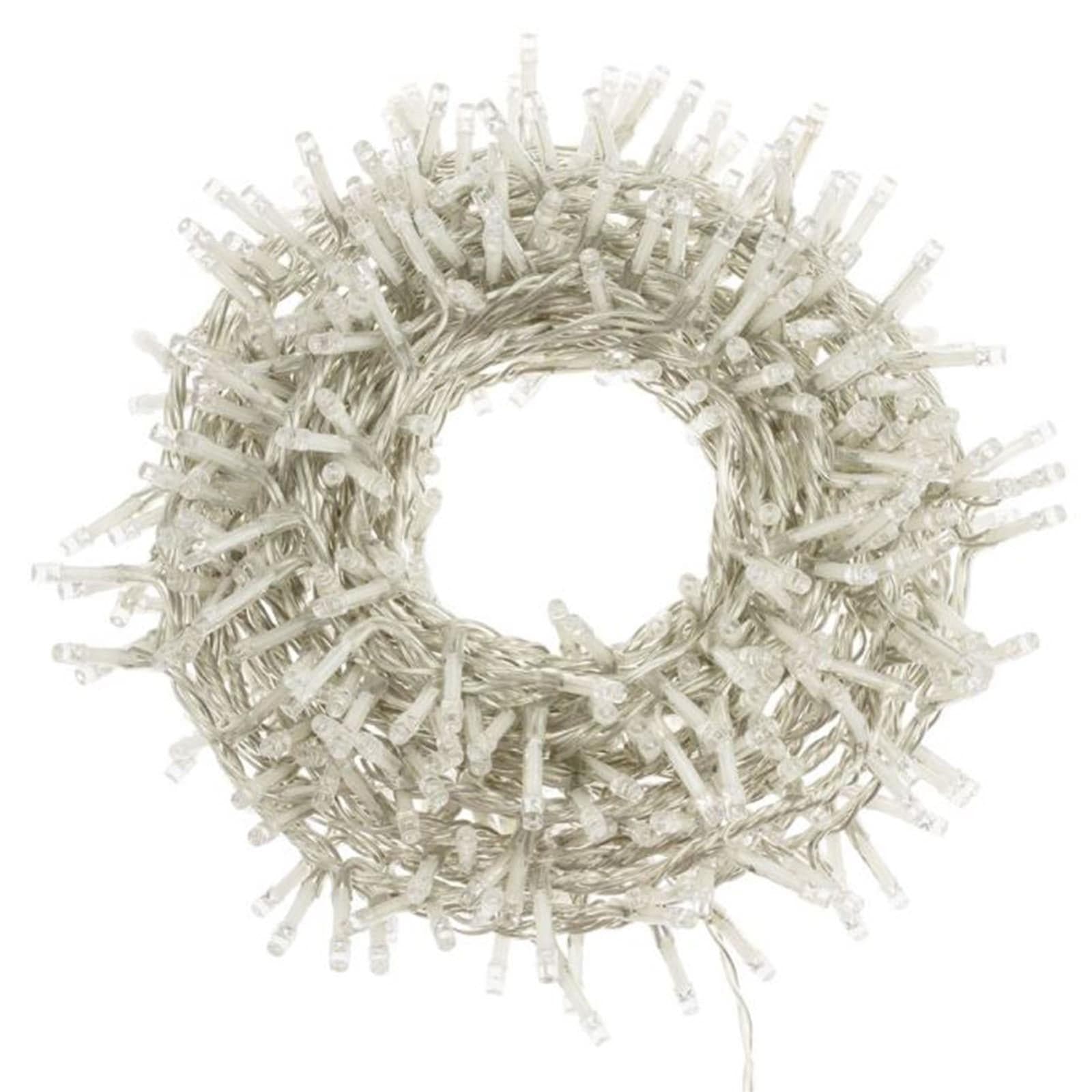 Luci di natale catena led "Minicluster" per interno ed esterno addobbi natalizi Ø 5 mm - 27