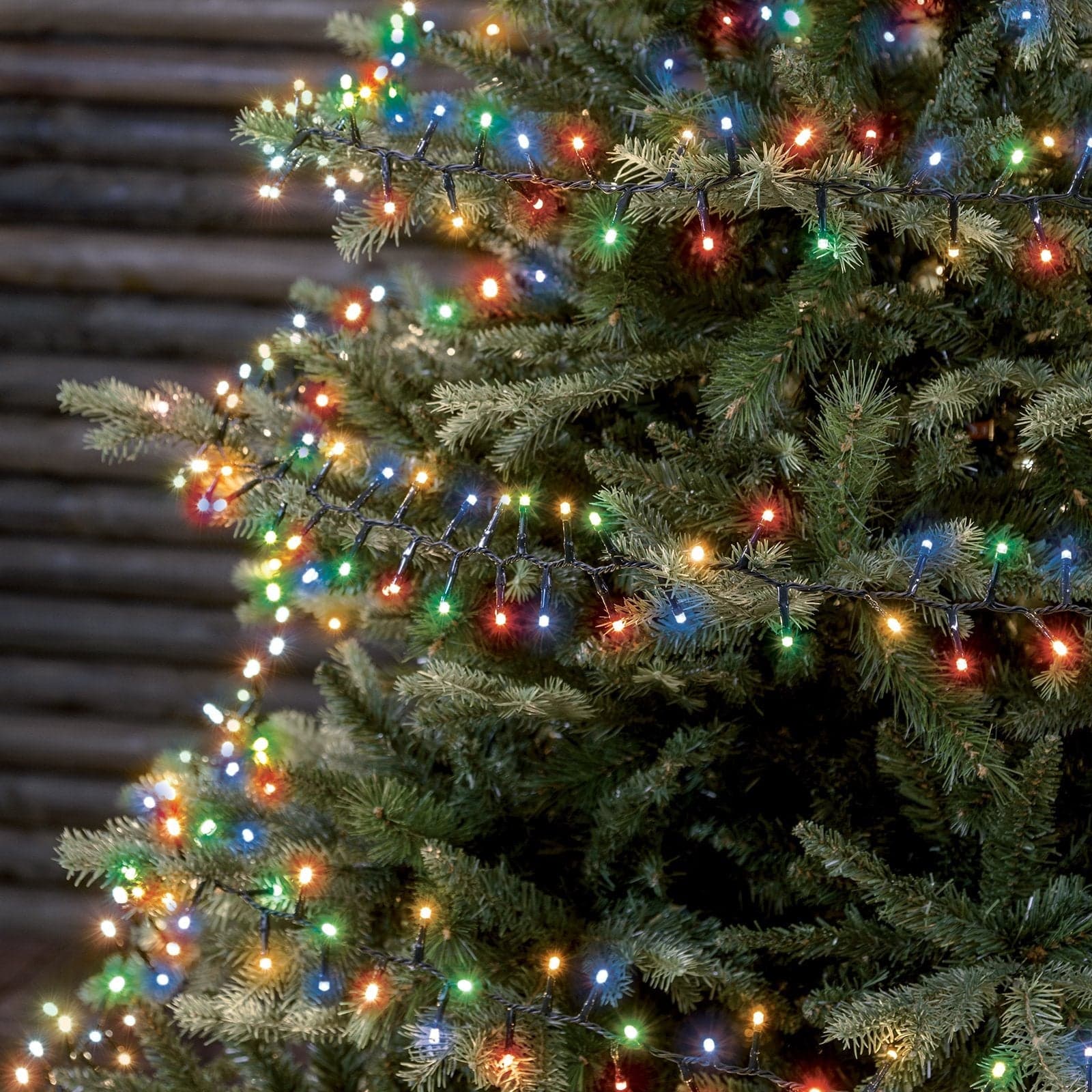 Luci di natale catena led "Minicluster" per interno ed esterno addobbi natalizi Ø 5 mm - 5