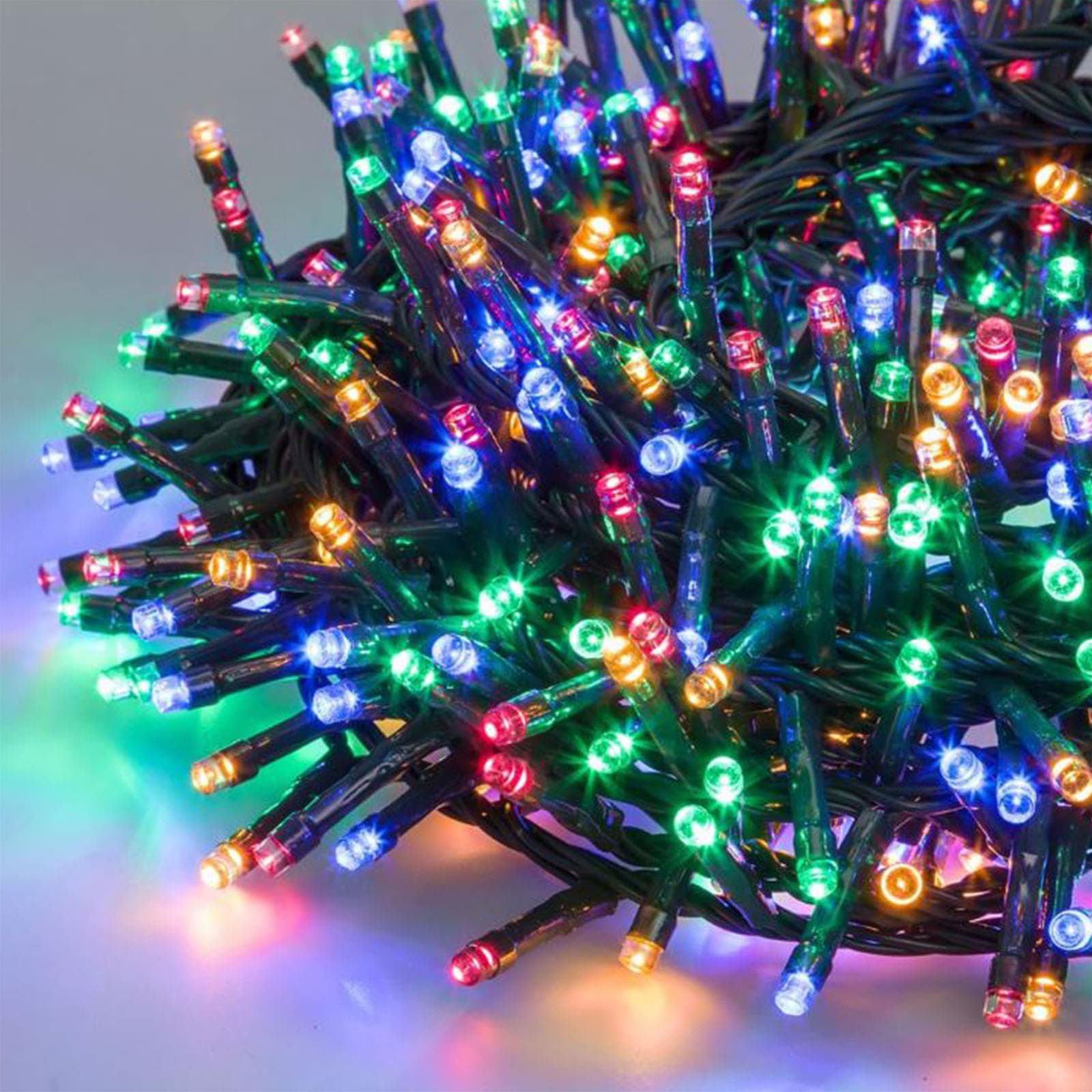 Luci di natale catena led "Minicluster" per interno ed esterno addobbi natalizi Ø 5 mm - 3