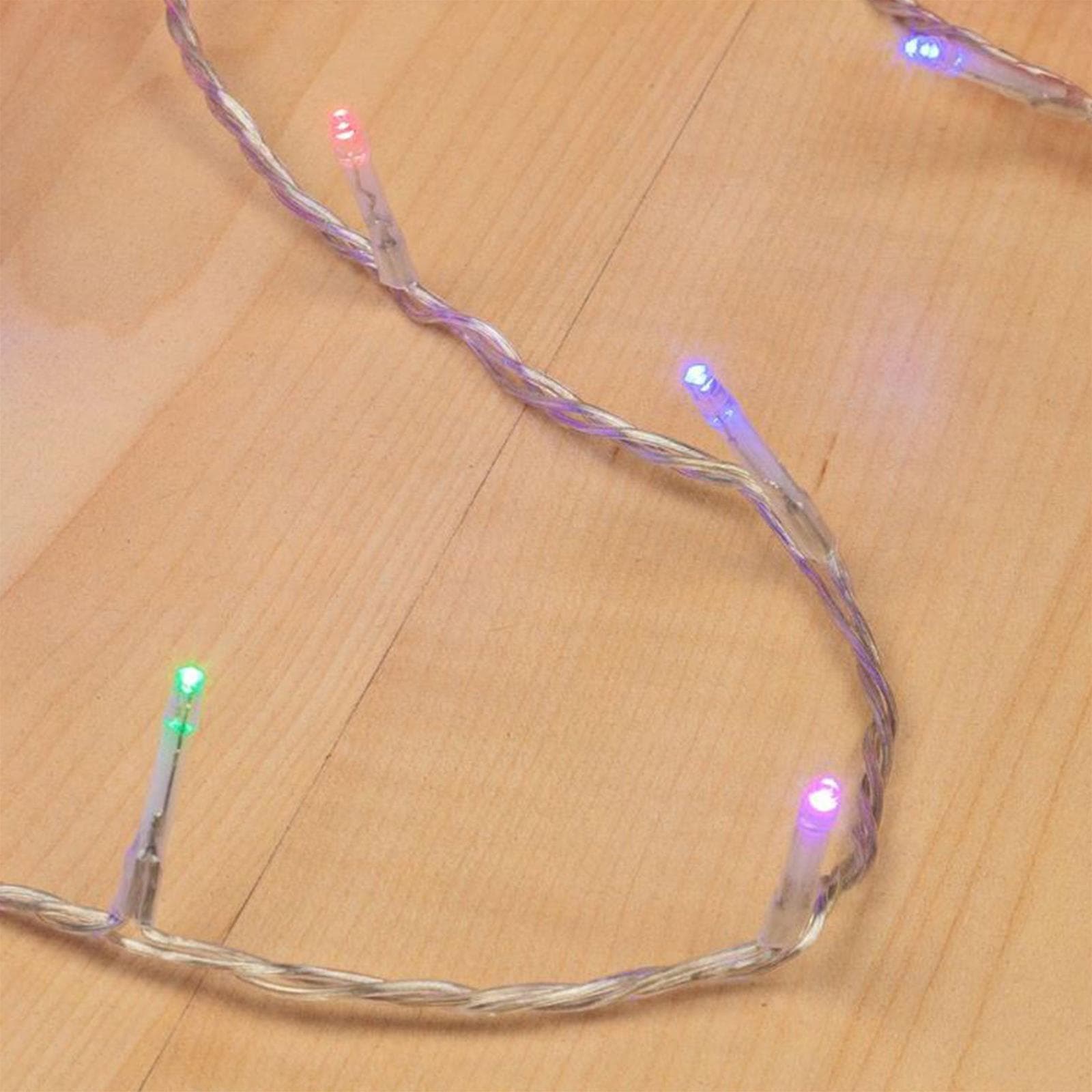 Luci di natale catena led "Minicluster" per interno ed esterno addobbi natalizi Ø 5 mm - 7