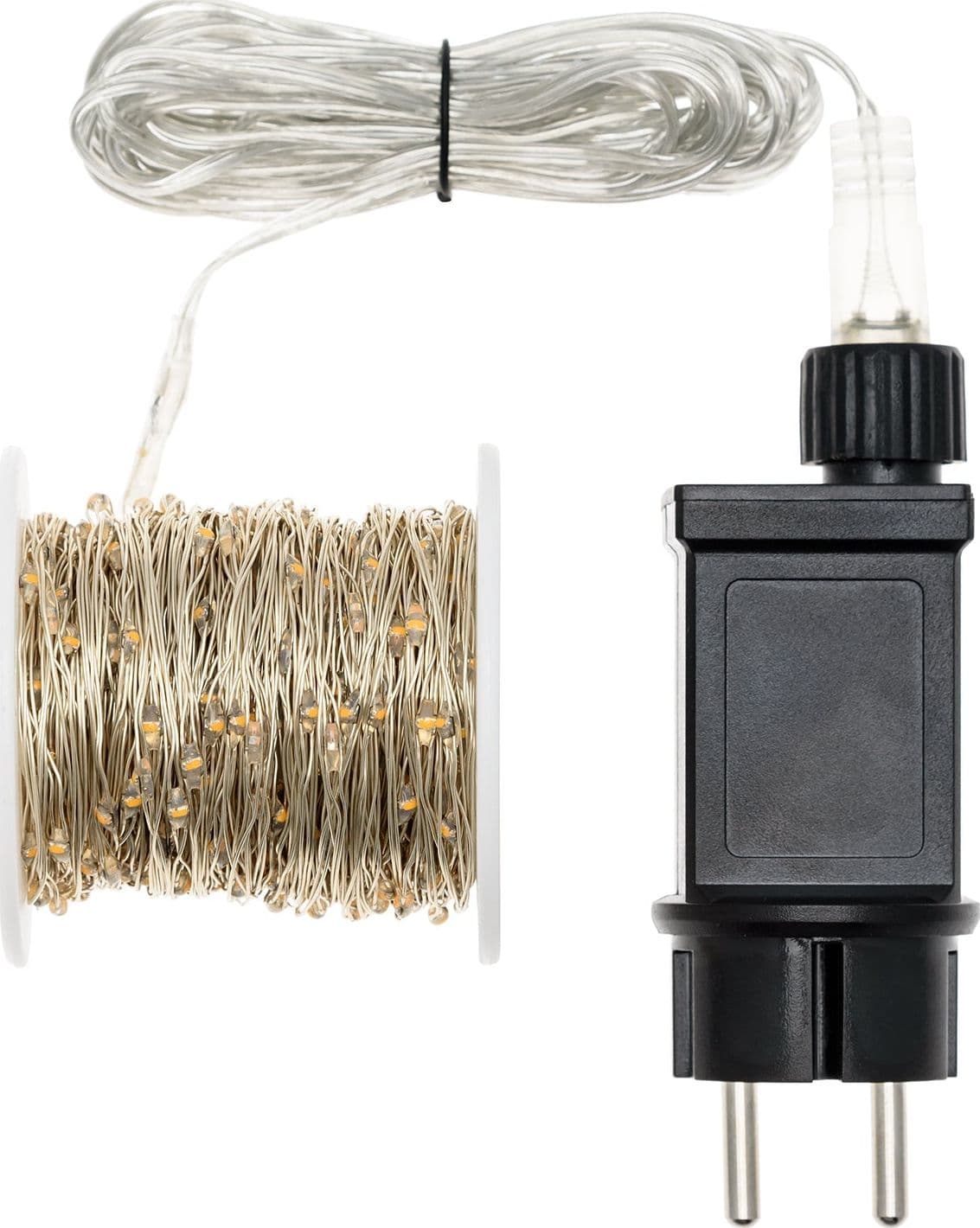 Luci di natale catena con Micro Led con controller Giochi luce filo in metallo - 6