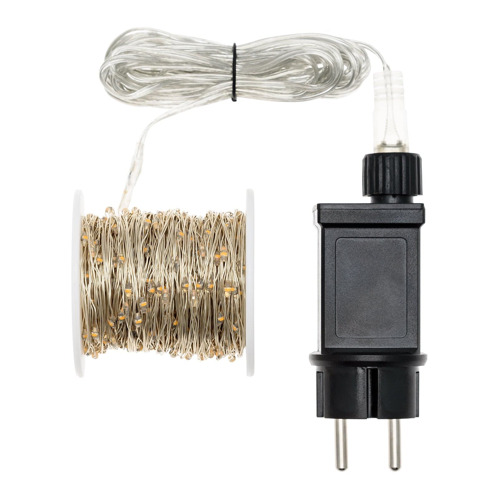 Luci di natale catena con Micro Led con controller Giochi luce filo in metallo - 6