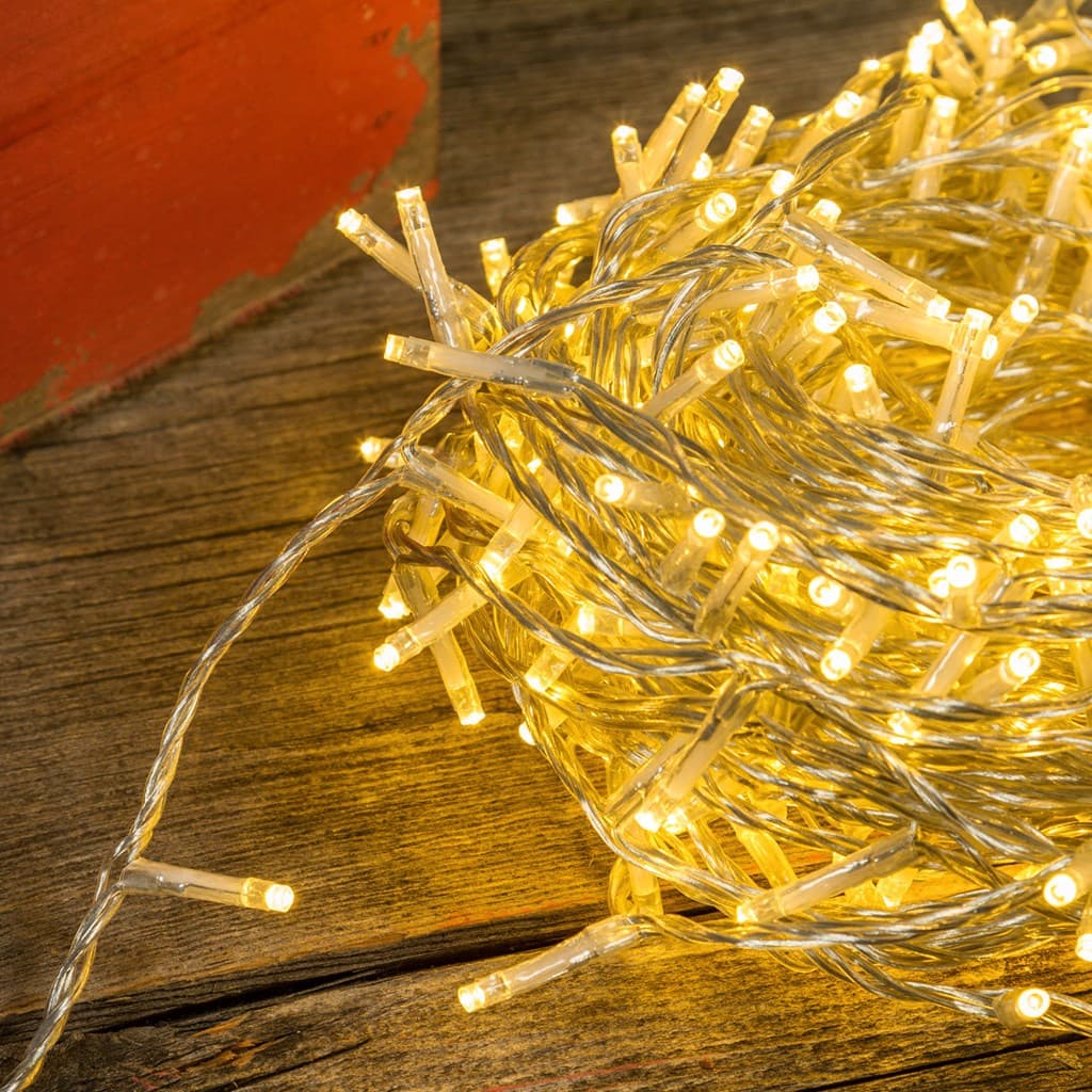 Catena lineare natalizia MiniLED da Ø 3 mm con 8 giochi di luce - 13