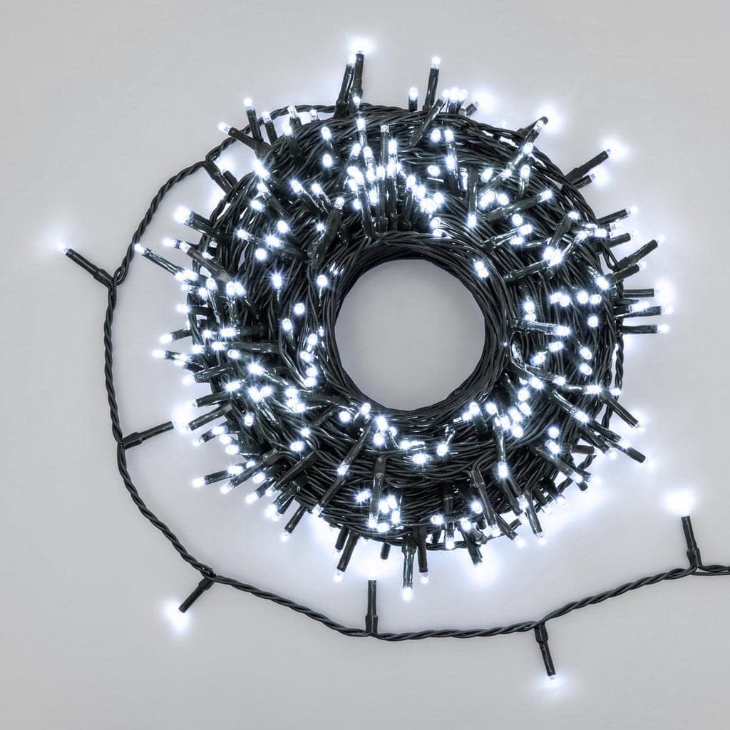Catena lineare natalizia MiniLED da Ø 3 mm con 8 giochi di luce - 8