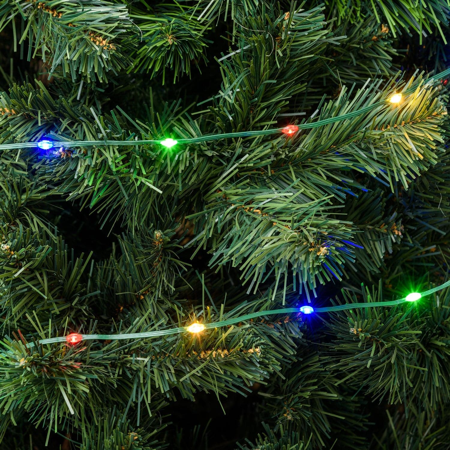 Catena lineare "Gocce luminose" con led da Ø 4 mm con cavo 8 giochi di luce - 3