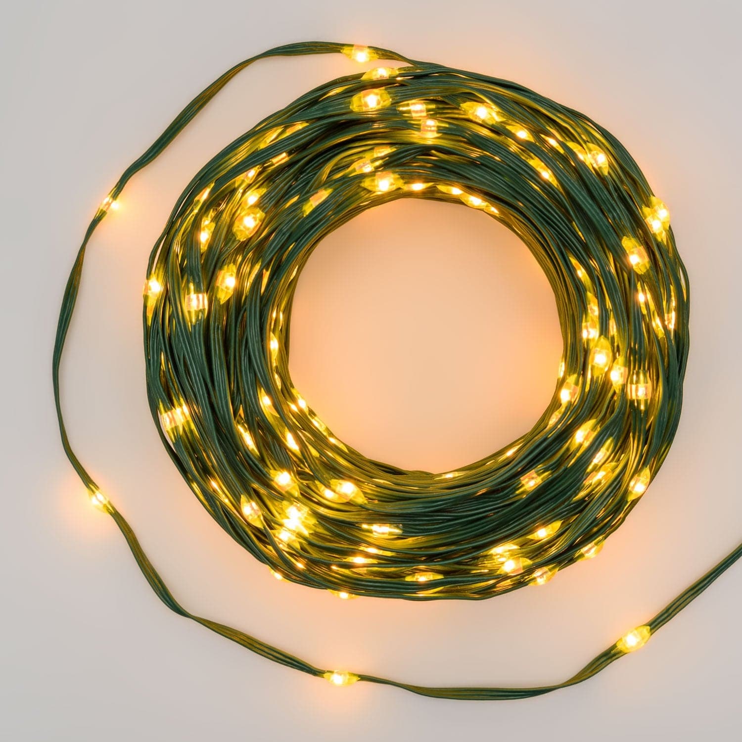 Catena lineare "Gocce luminose" con led da Ø 4 mm con cavo 8 giochi di luce - 8
