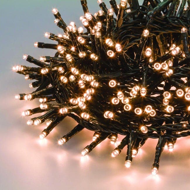 Luci di natale catena "TLE" con led Ø 5 mm da esterno con trasformatore - 12