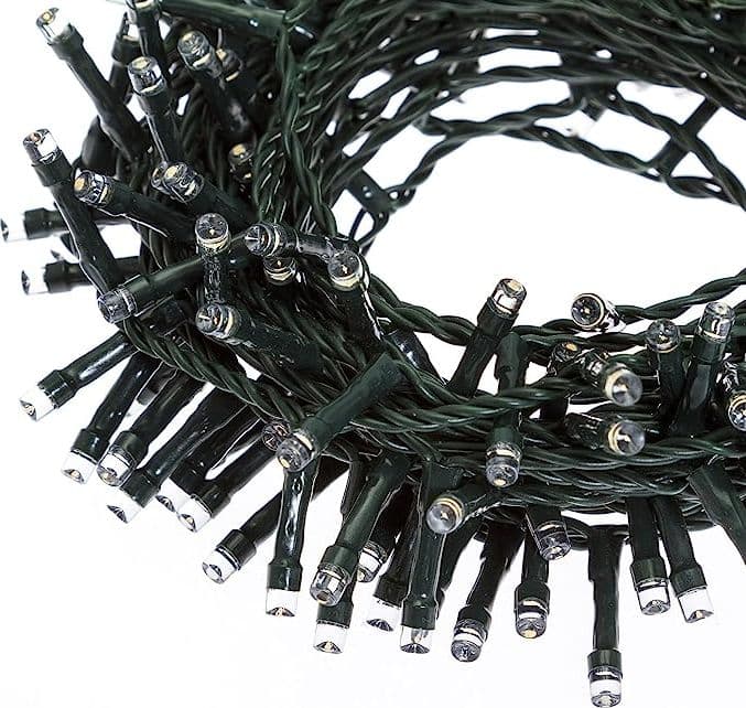 Luci di natale catena "TLE" con led Ø 5 mm da esterno con trasformatore - 6