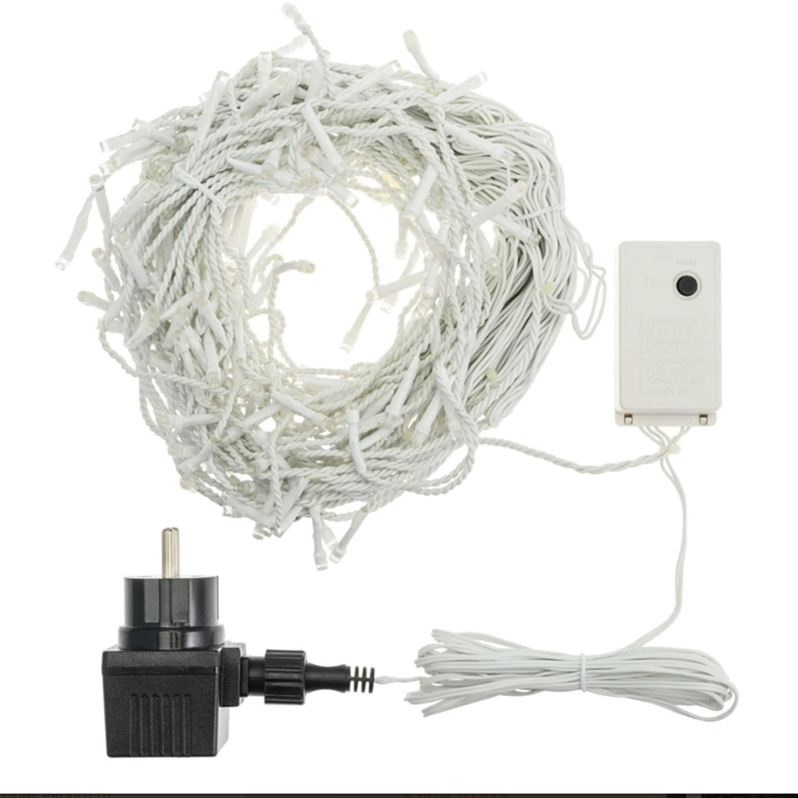 Cascata luminosa per esterno stalattite a led, decorazioni di natale in movimento h 75 cm - 6