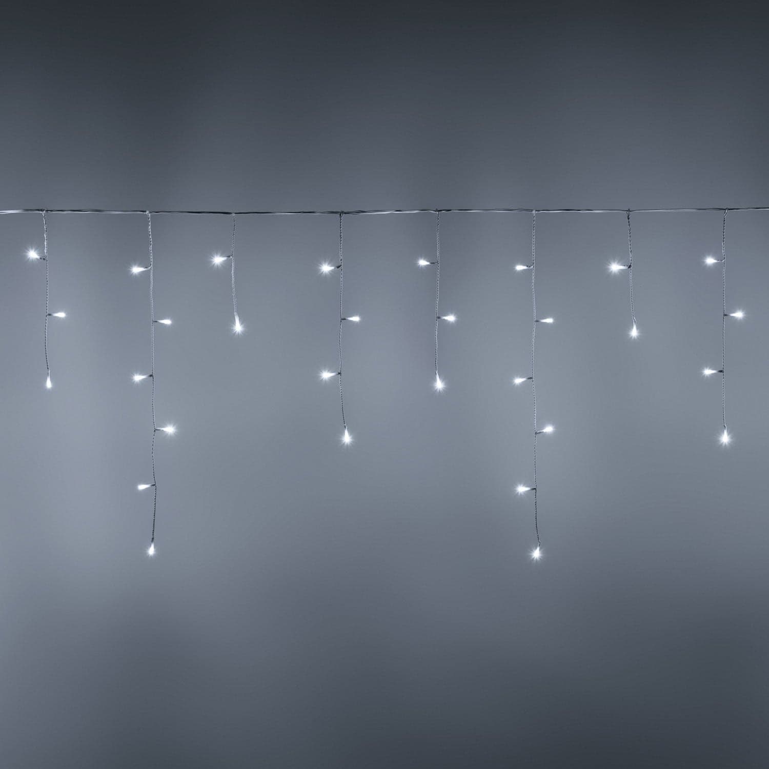 Cascata luminosa per esterno stalattite a led, decorazioni di natale in movimento h 60 cm - 5