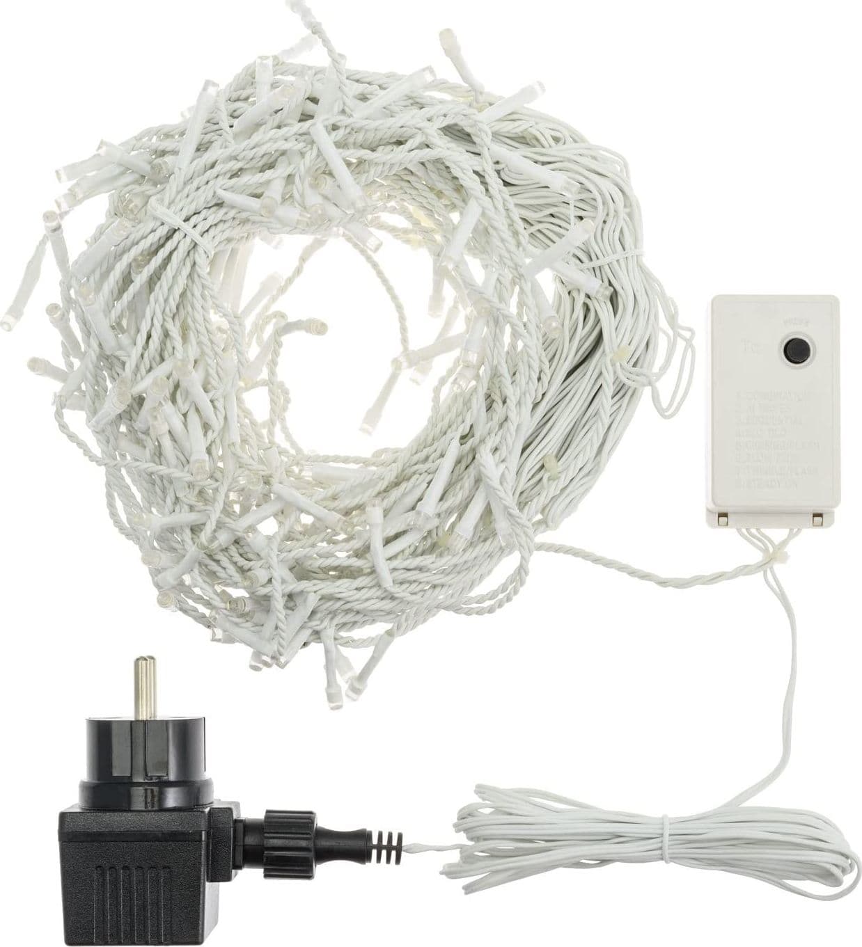 Cascata luminosa per esterno stalattite a led, decorazioni di natale in movimento h 60 cm - 7