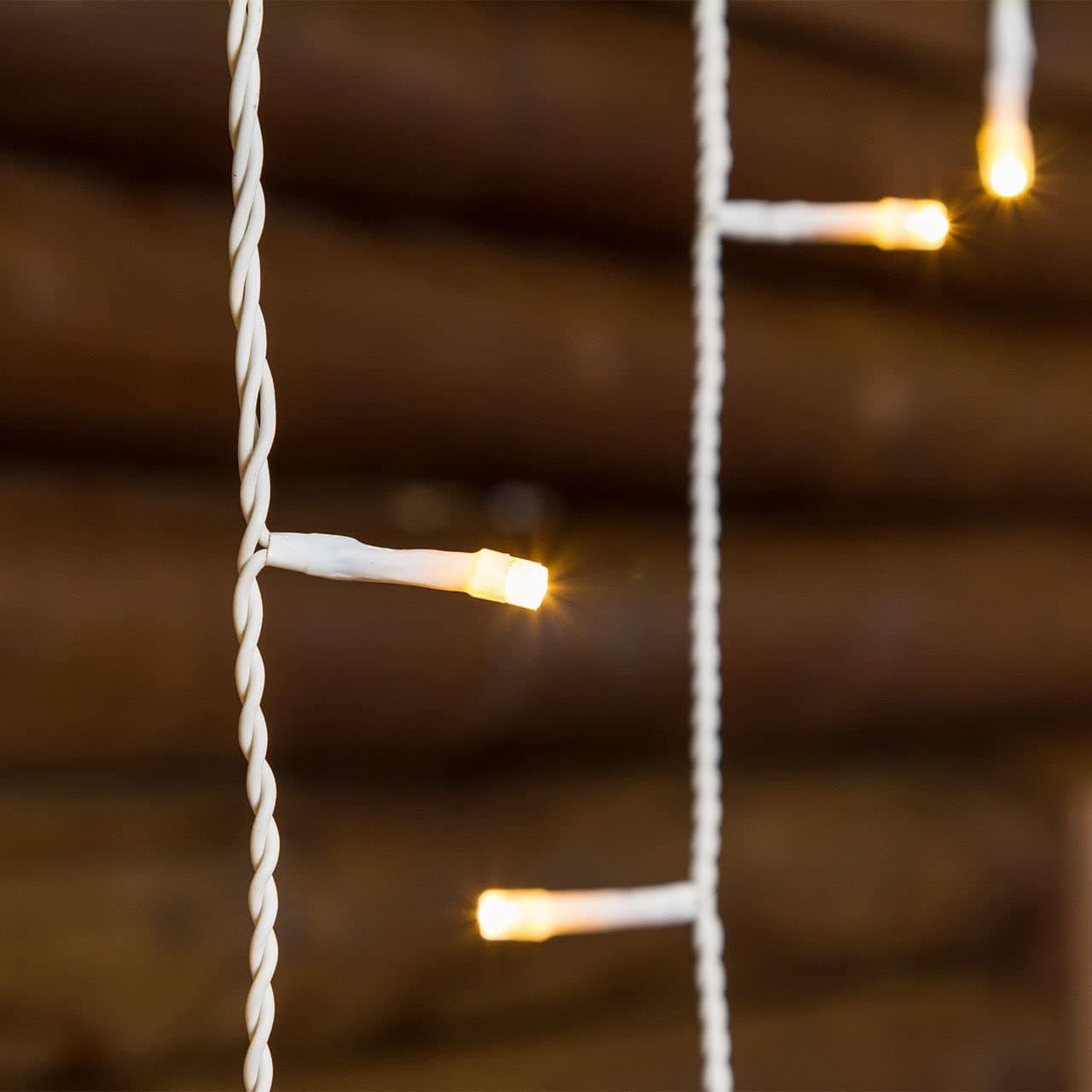 Cascata luminosa per esterno stalattite a led, decorazioni di natale in movimento h 60 cm - 8