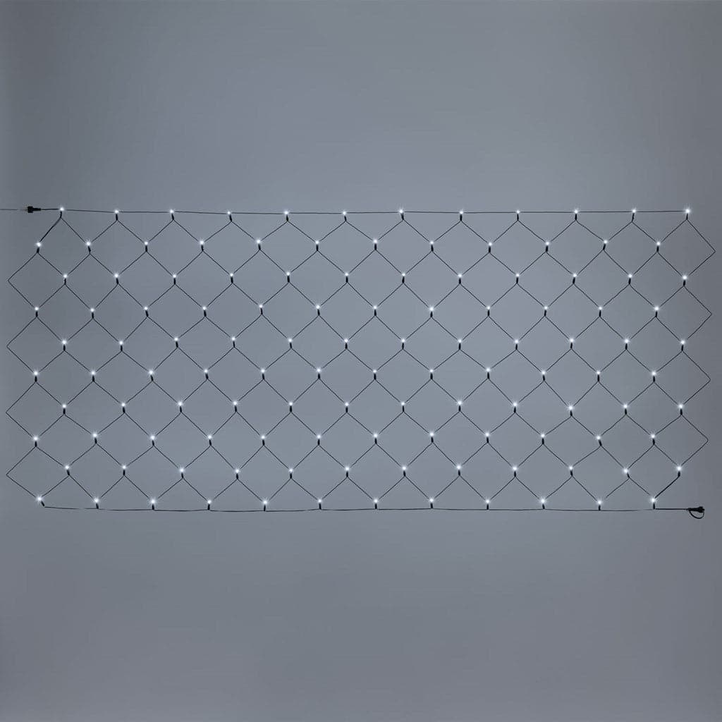 Tenda a Rete luce Fredda 504 Led per esterno decorazione natalizie h 75 cm - 2