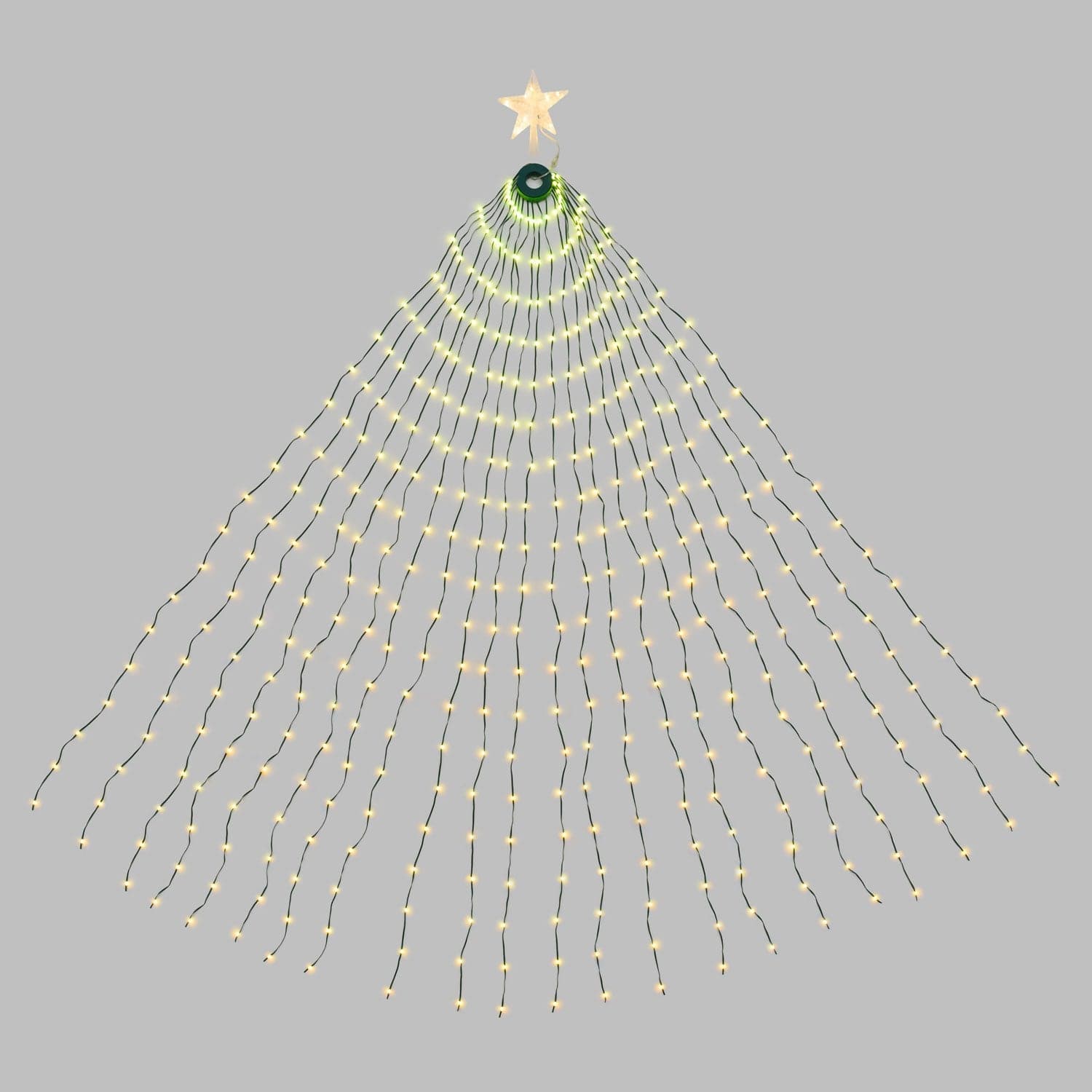 Tenda mantello per albero gocce di luci led per alberi da esterno - 2