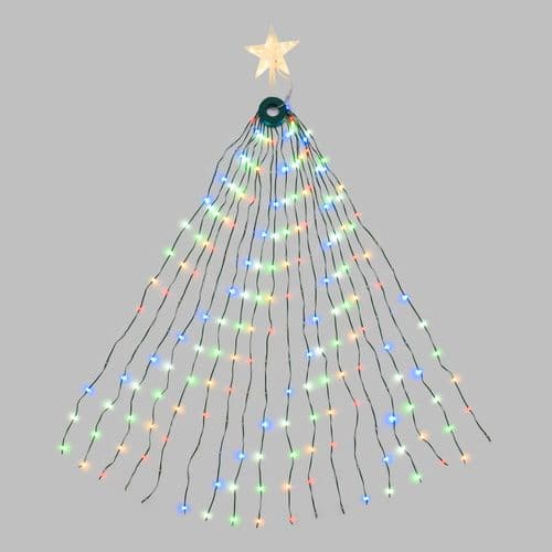 Tenda mantello per albero gocce di luci led per alberi da esterno - 4