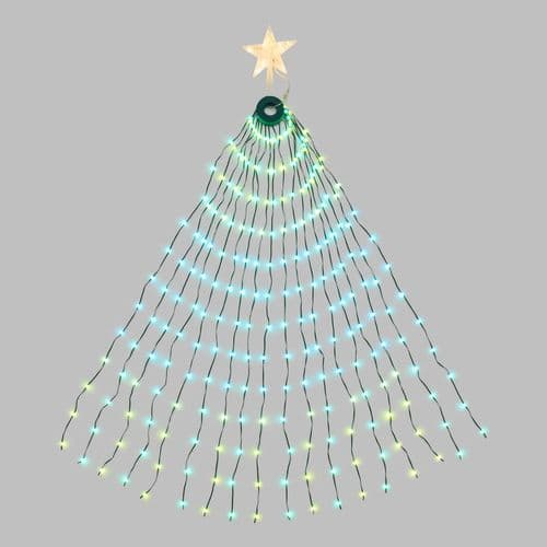 Tenda mantello per albero gocce di luci led per alberi da esterno - 5