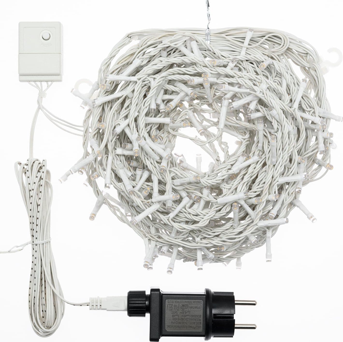 Cascata effetto Nevicata luci a led per esterno decorazione natalizie h 80 x 360 cm - 3