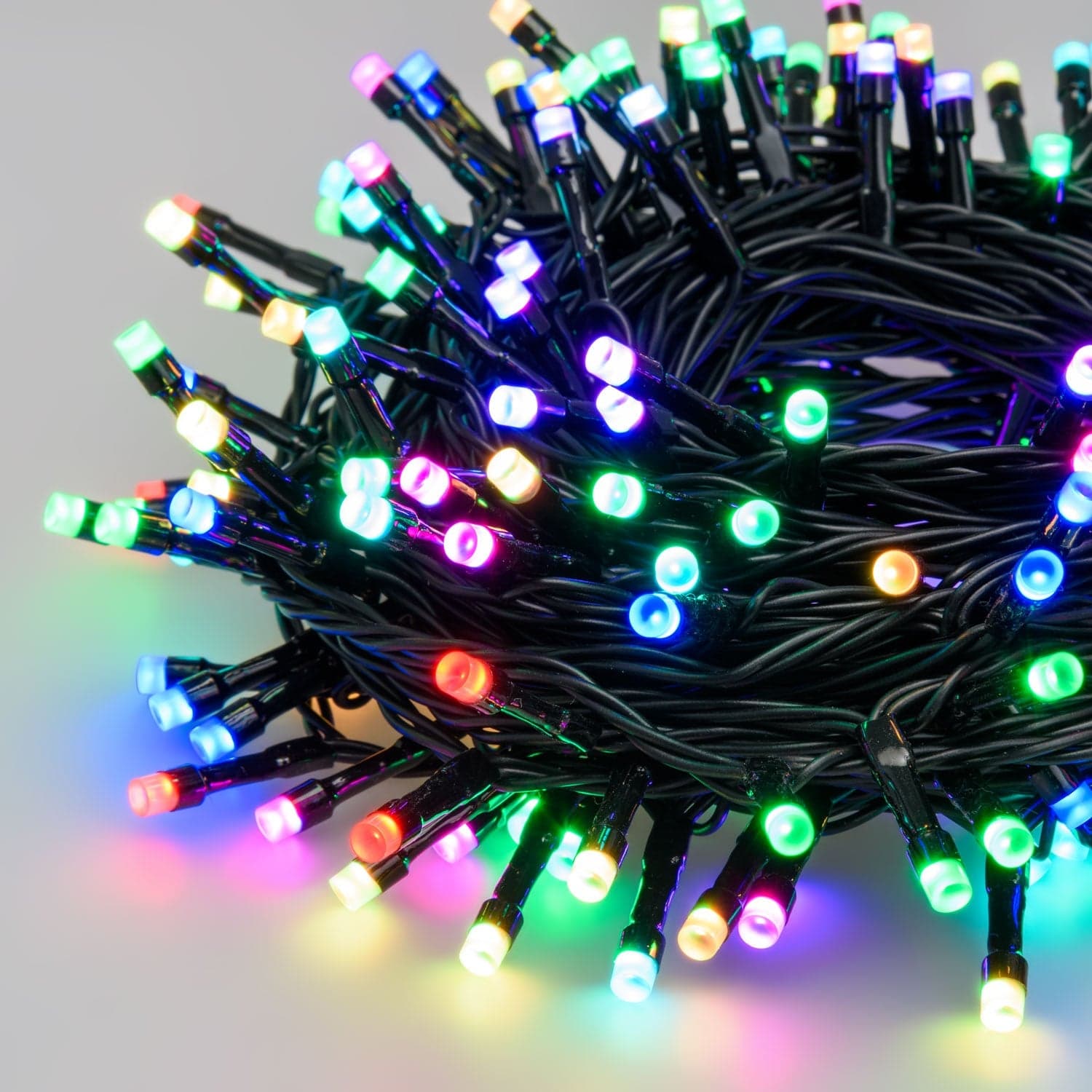 Catena luci led multicolor per esterno decorazione natalizie 20 m - 3