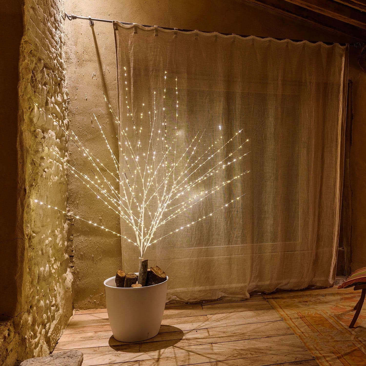 Ramo bianco sferico con MicroLED da Ø1,5 mm a luce bianca calda per esterni ed interni - 2