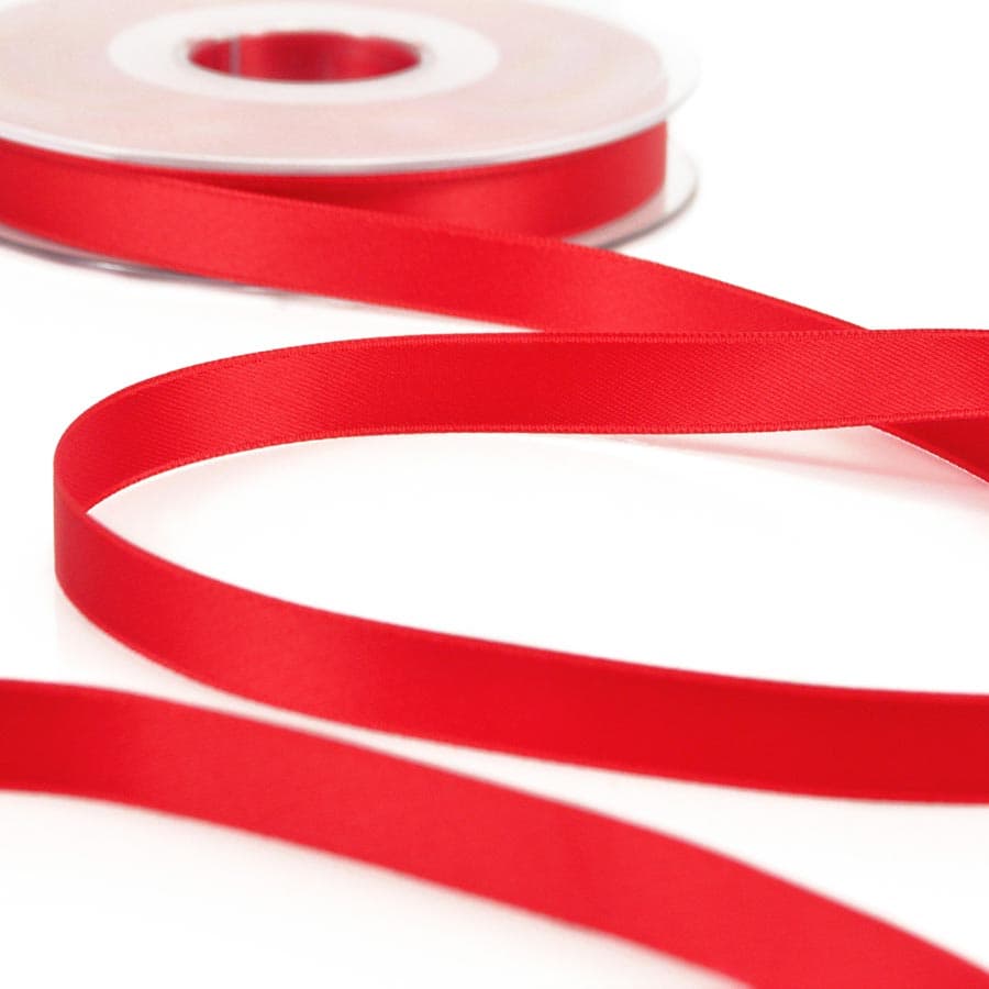Nastro doppio raso spessore 3 mm per decorazioni e confezioni natalizie 100 mt - 1