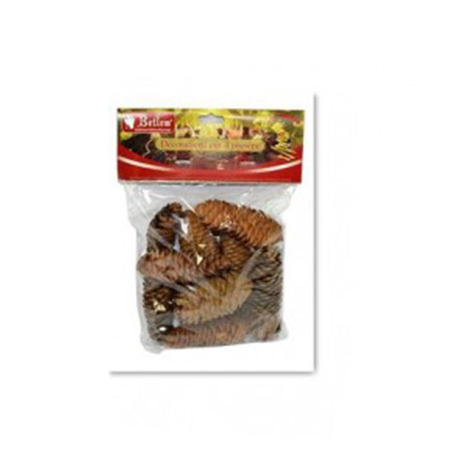 Pigne naturali stabilizzate in confezione da 80 gr per decorazioni natalizie - 2