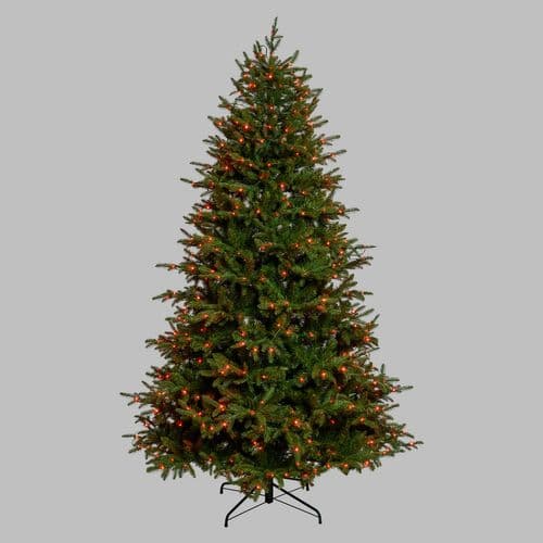 Albero di natale con 550 gocce led RGB in PE Effetto Real Touch h 230 cm - 6