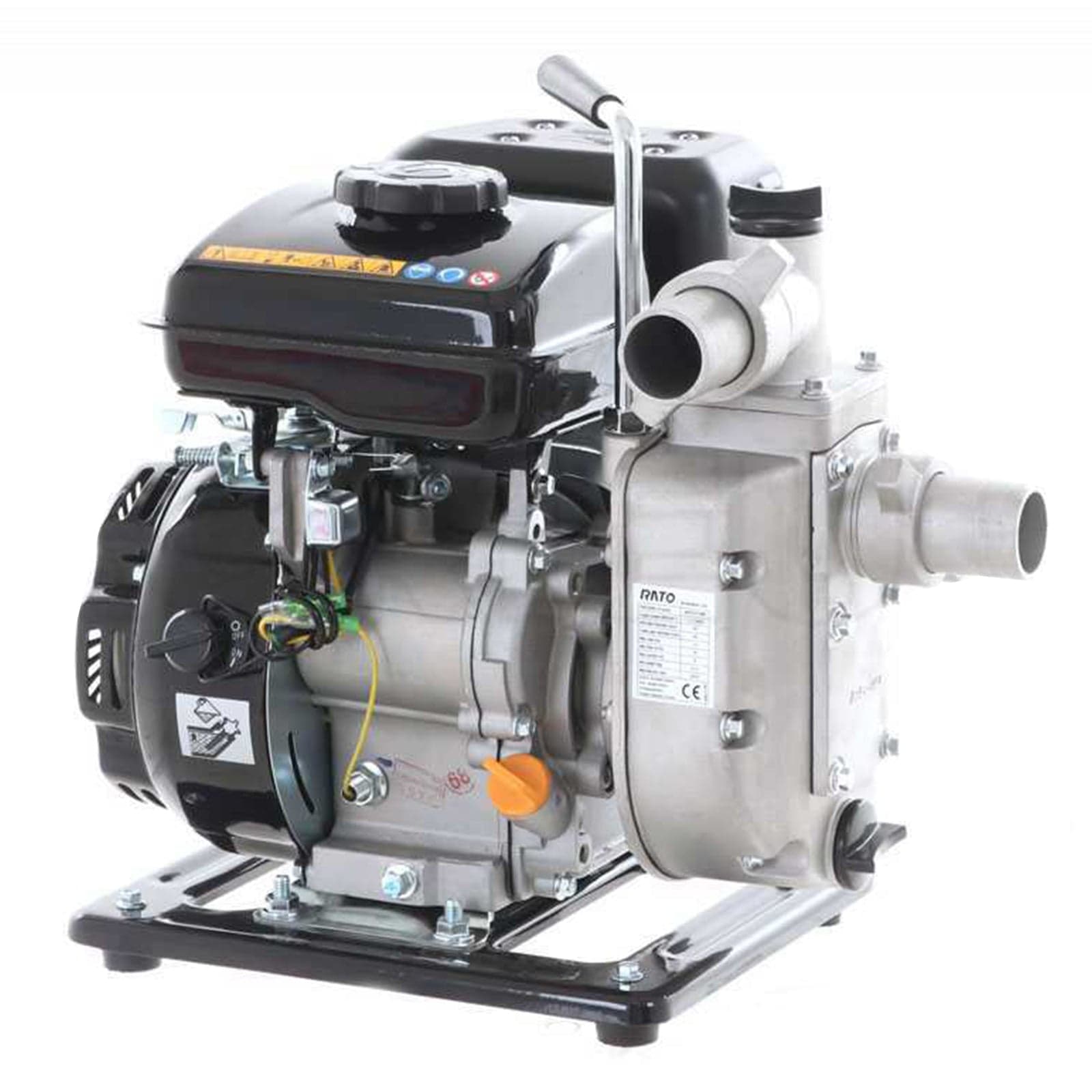 Motopompa a scoppio autoadescante "RT40ZB20" per acque chiare 4T - 3