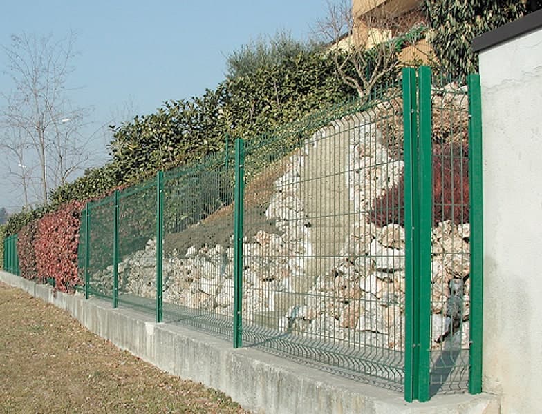 Pannello rigido per recinzione modulare plastificato Verde "Border" maglia 10 x 5 cm - 3