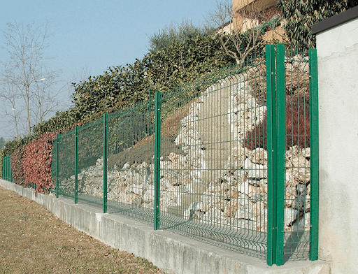 Pannello rigido per recinzione modulare plastificato Verde "Border" maglia 10 x 5 cm - 3