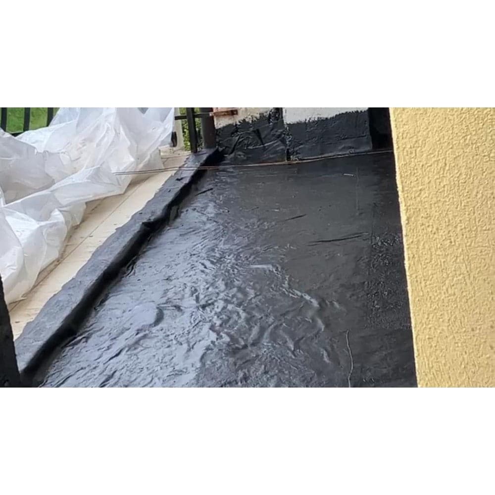 Guaina liquida impermeabilizzante grigio extra per cemento, intonaco e coperture bituminose - 7
