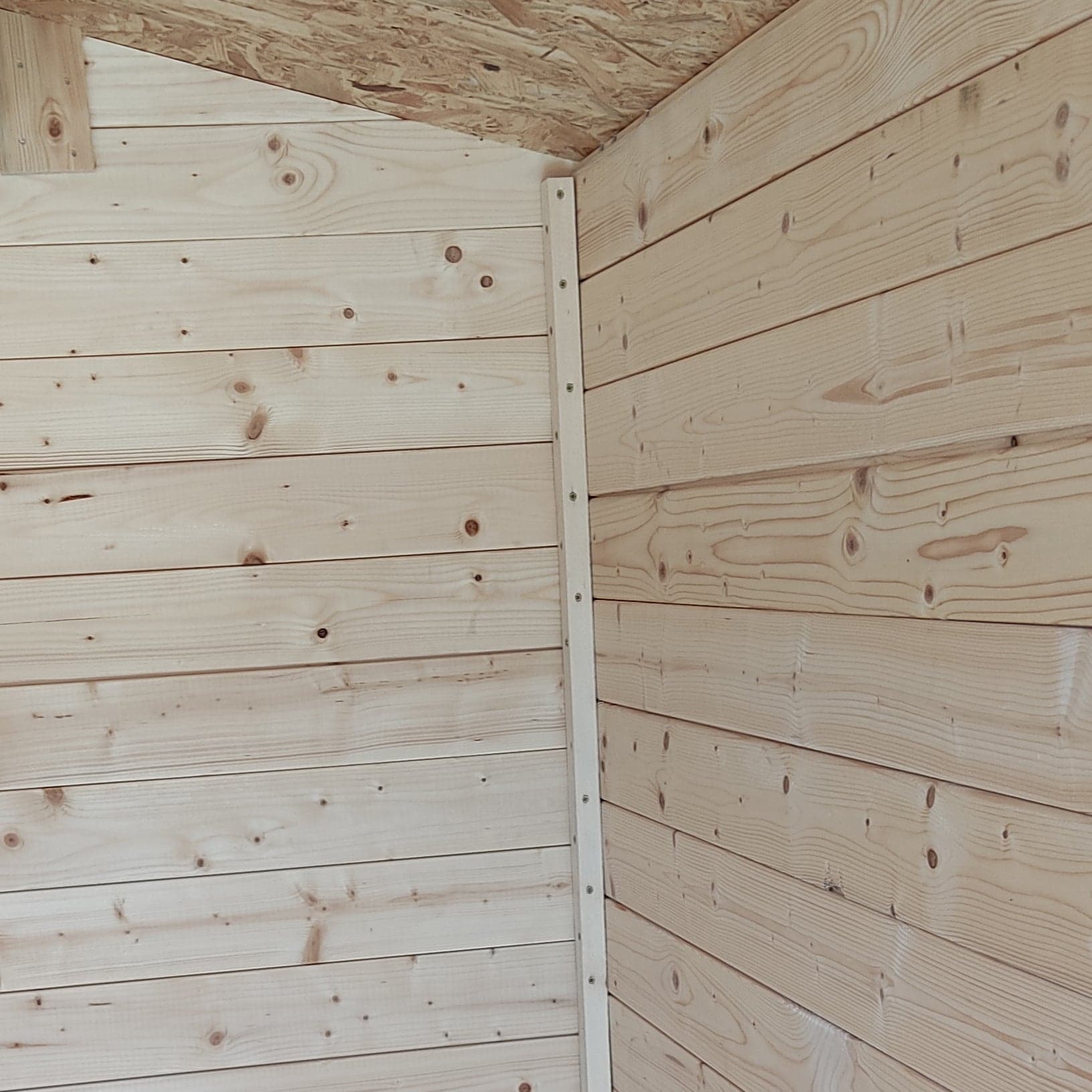 Casetta in legno deposito per stoccaggio 2 bancali di pellets "Made in Italy"  178 x 273 x h 226 cm - 12