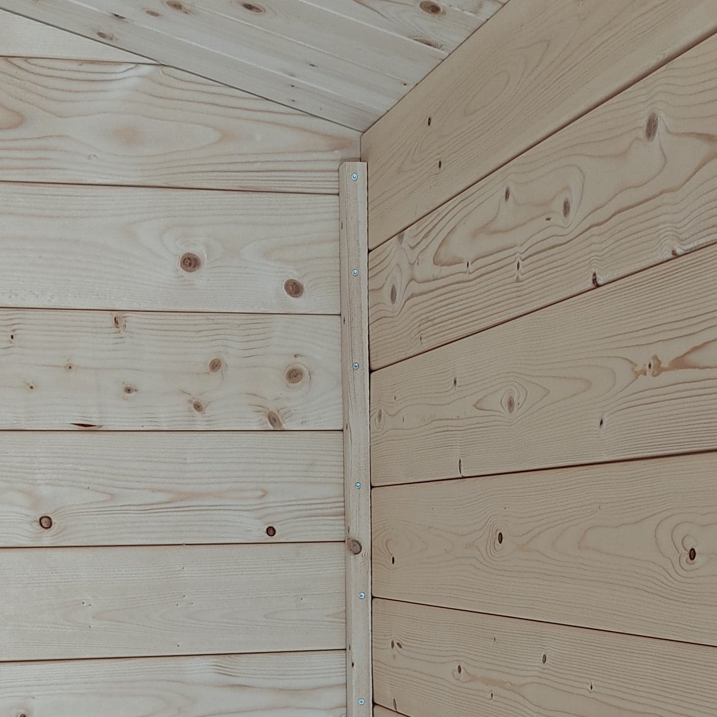 Casetta in legno con porta finestrata deposito da giardino per attrezzi "Made in Italy" 98 x 64 x h 188 cm - 7