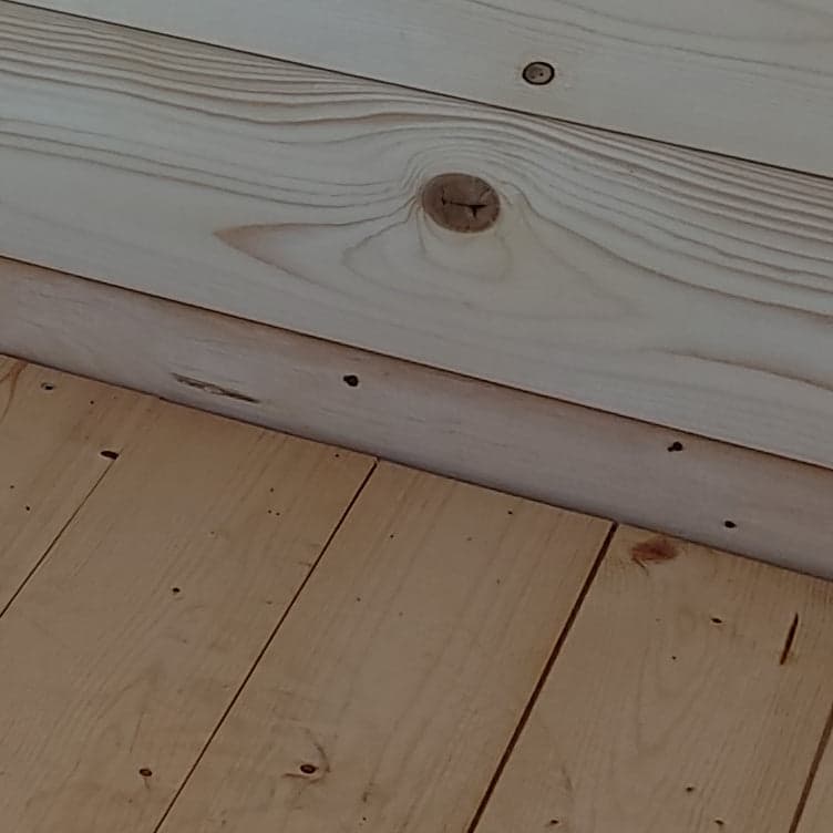 Casetta in legno con porta finestrata deposito da giardino per attrezzi "Made in Italy" 98 x 64 x h 188 cm - 10