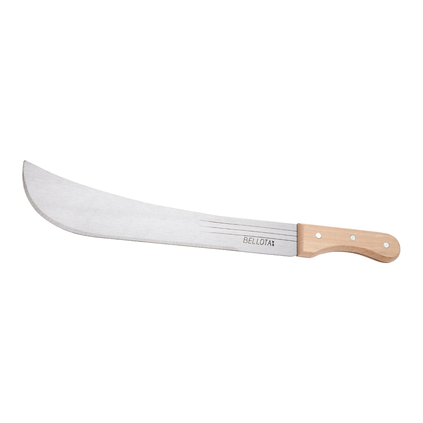 Machete con lama in acciaio al carbonio, manico in legno per cespugli - 2