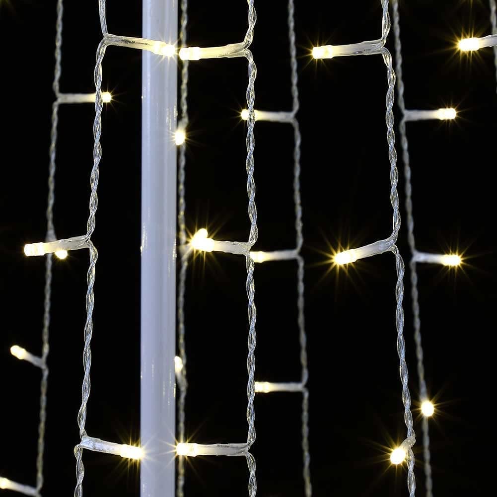 Albero di Natale a cono con led in movimento da esterno - 13