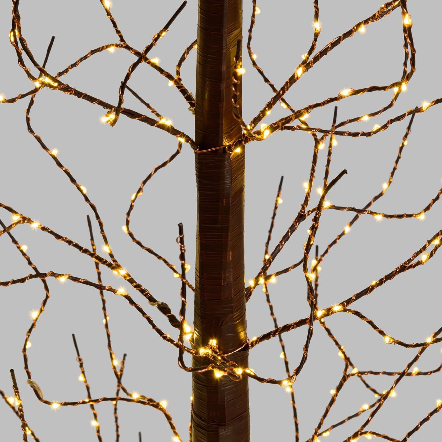 Albero luminoso decorazione natalizia a led luce calda con microled - 6