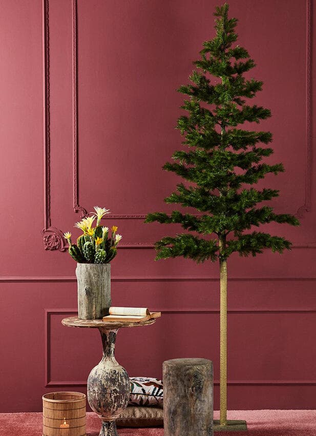 Albero di Natale Picea "Pino West" con tronco lungo in PE Effetto Real Touch - 4