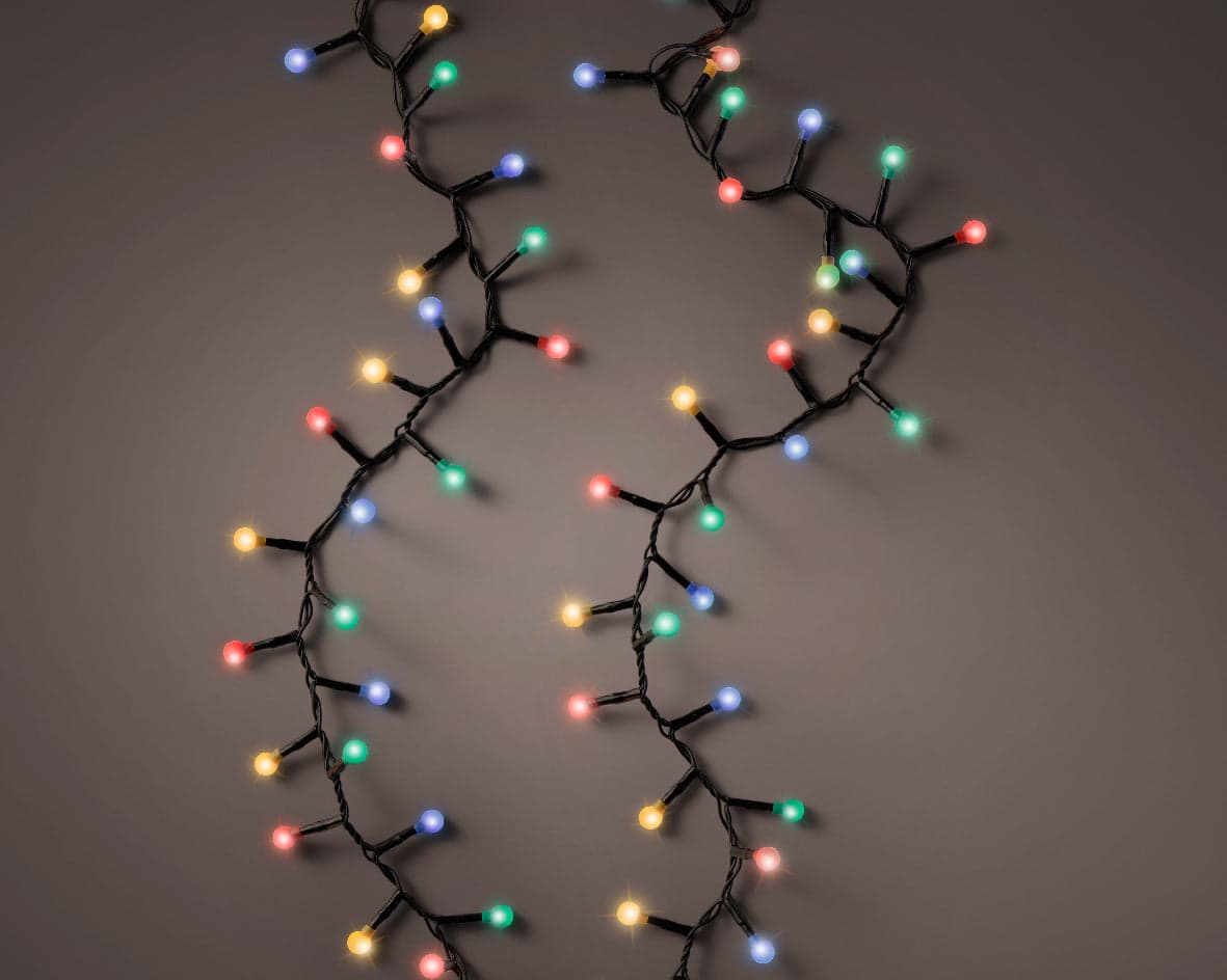 Luci di natale catena a ciliegia con led Ø 3 mm da esterno con 8 funzioni, da 500 LED - 5