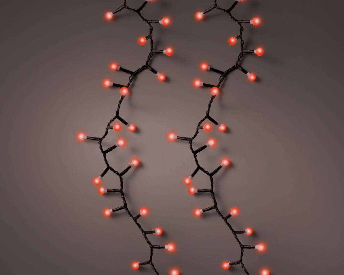 Luci di natale catena a ciliegia con led Ø 3 mm da esterno con 8 funzioni, da 500 LED - 8