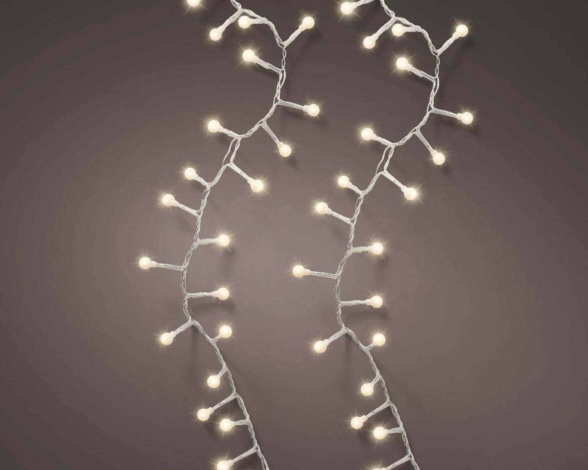 Luci di natale catena a ciliegia con led Ø 3 mm da esterno con 8 funzioni, da 500 LED - 10