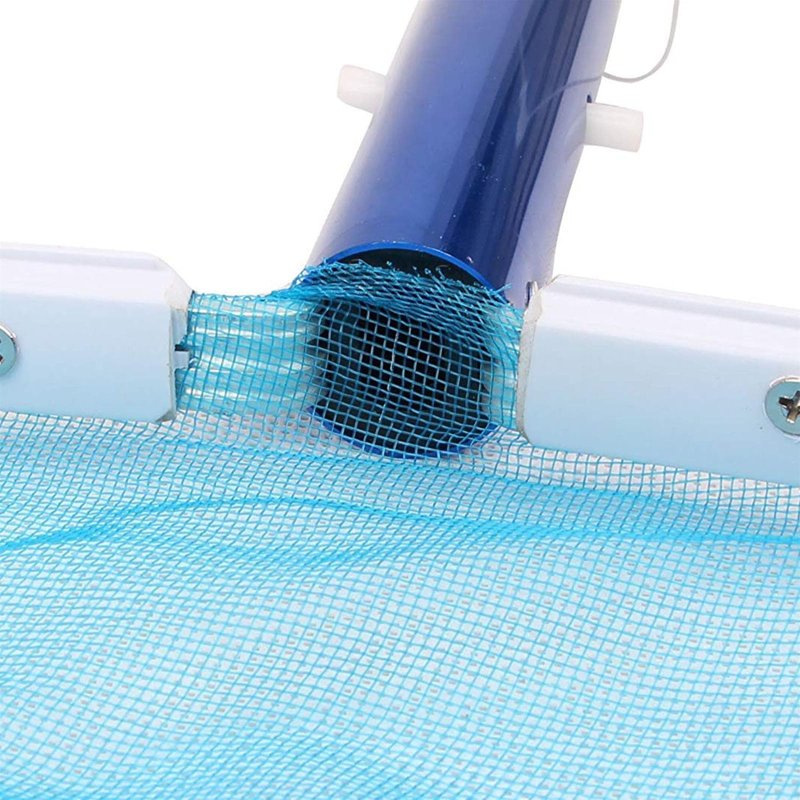 Retino di superficie con sacco raccoglifoglie bordo in alluminio per piscine manutenzione e pulizia - 4