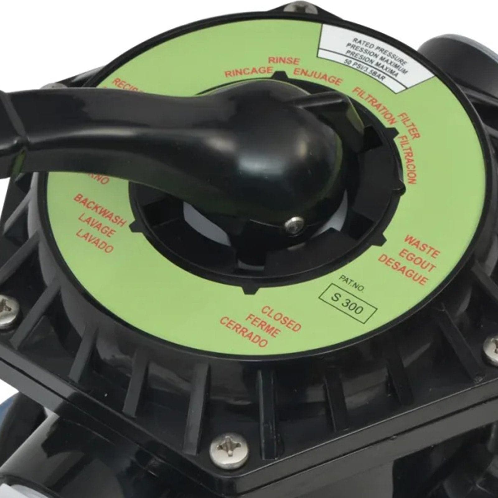 Pompa di filtraggio a sabbia per piscine fuori terra depuratore a pressione da 10000 lt/h 550 W - 4