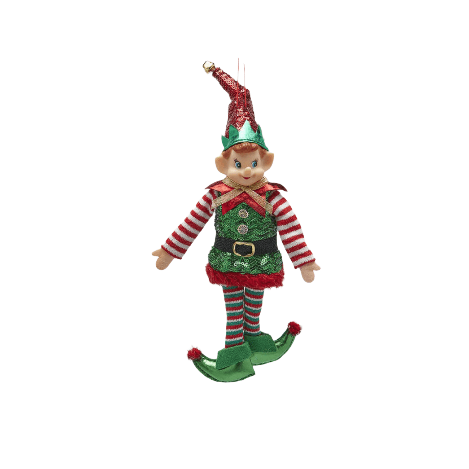 Statuetta decorativa a forma di elfo per decorazioni da h 30cm - 2