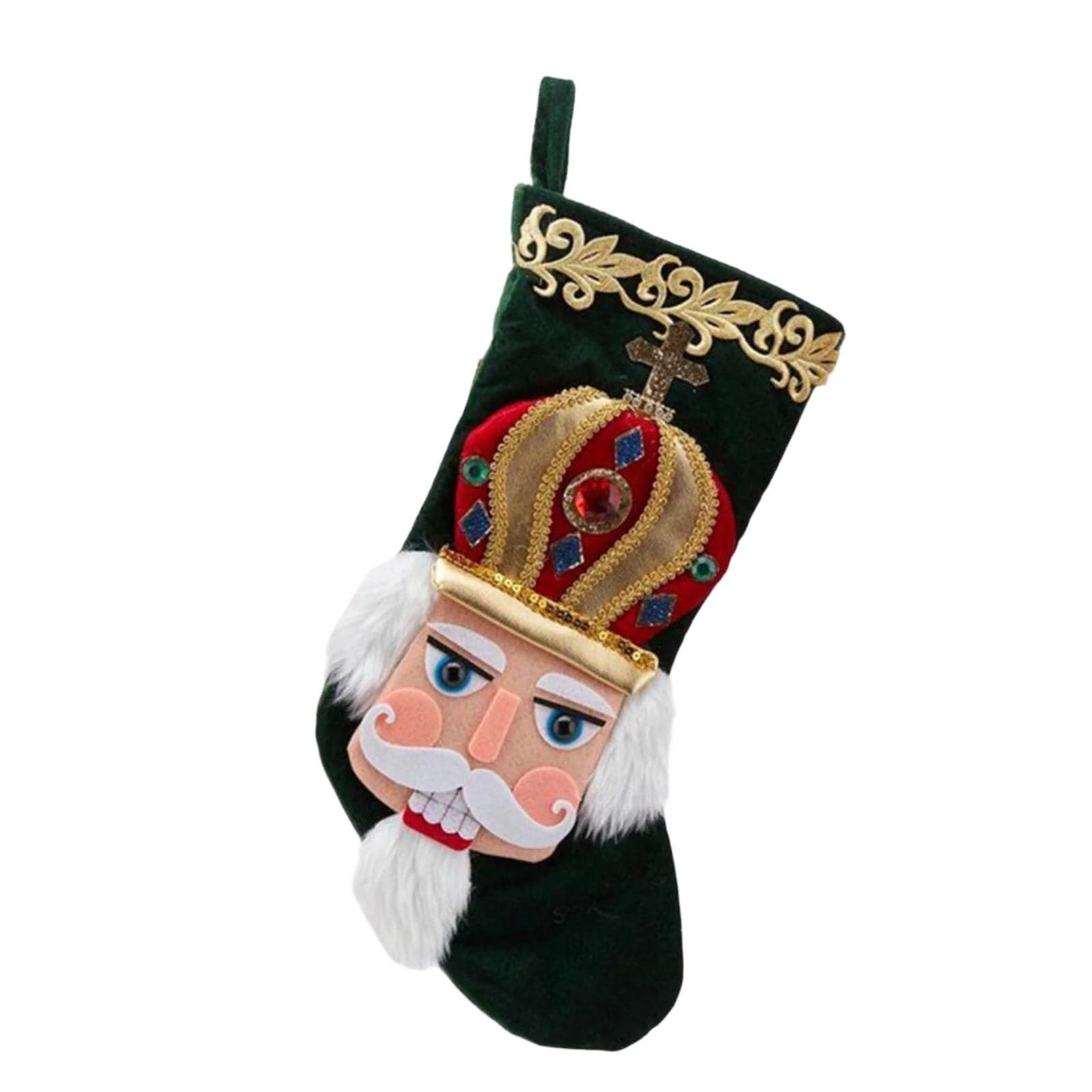 Calza dell' Epifania con soldatino per albero di natale e camino, da 48 cm - 2