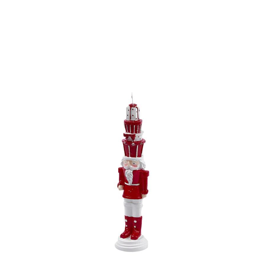 Candela a forma di soldatino per decorazioni natalizie - 2