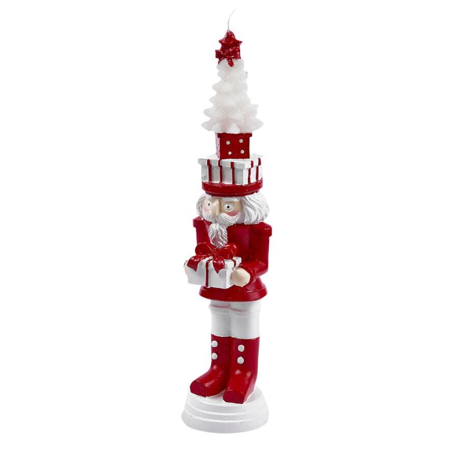 Candela a forma di soldatino per decorazioni natalizie - 3