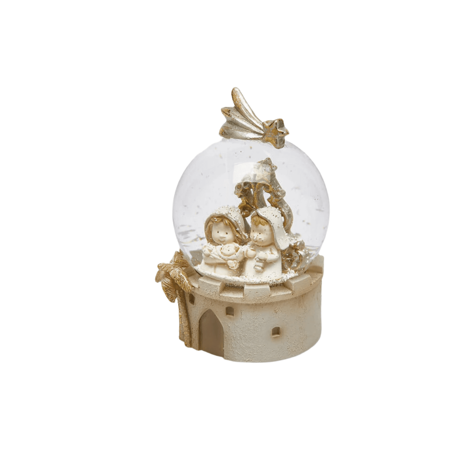 Sfera decorativa Acqua Natività di h.10,5 cm per il natale - 2
