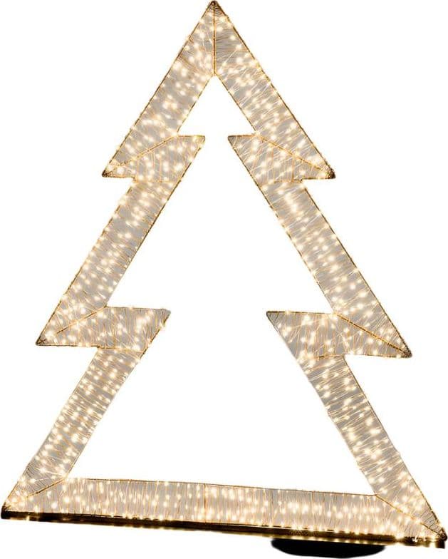 Pino Microled "Flat" con base per decorazioni natalizie - 2