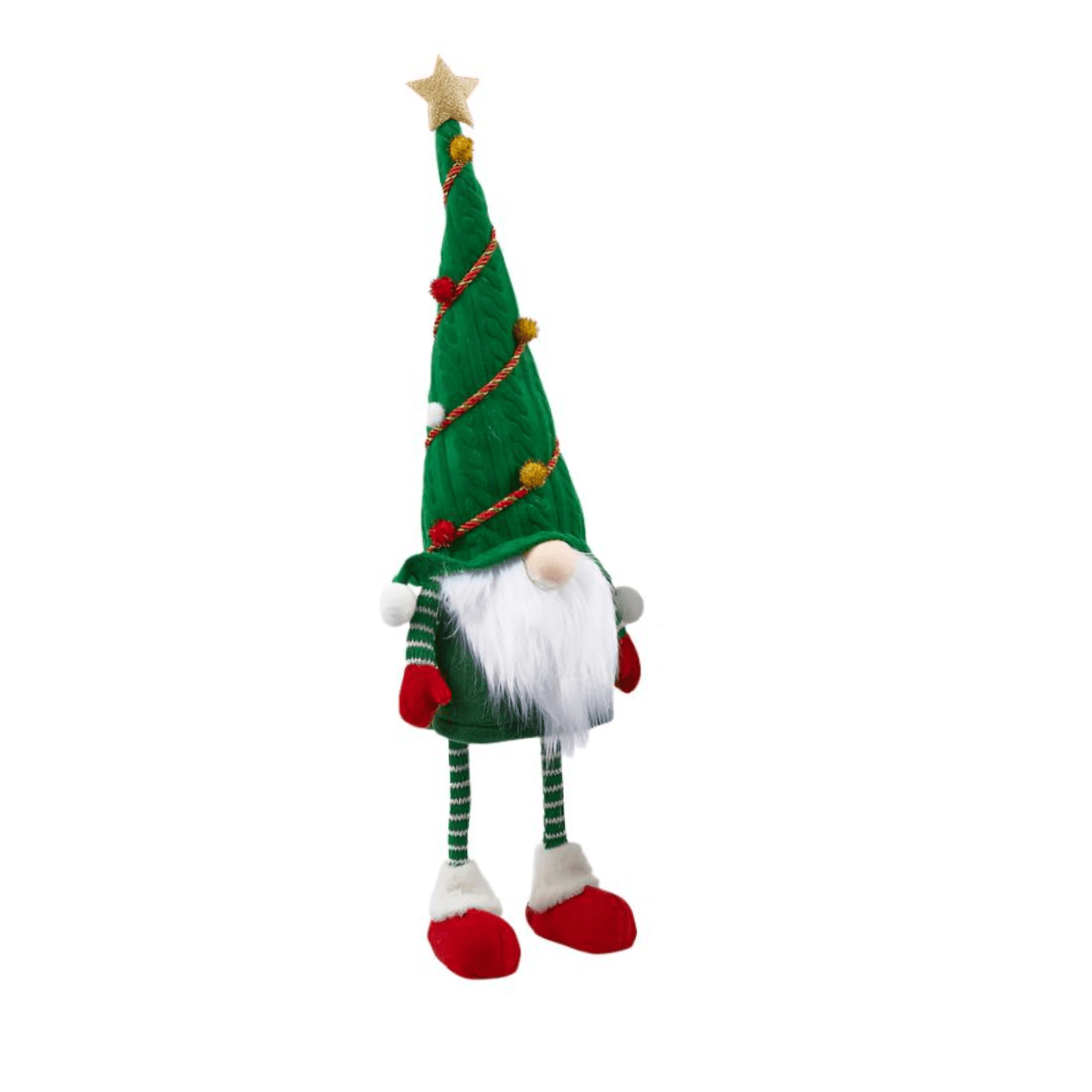 Statuetta decorativa Gnomo Dance di h.70 cm - 2