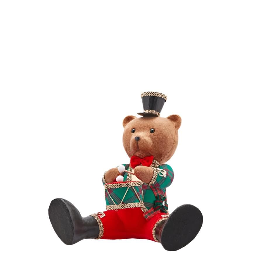 Pupazzetto decorativo Orso "Noel" per decorazioni natalizie - 3